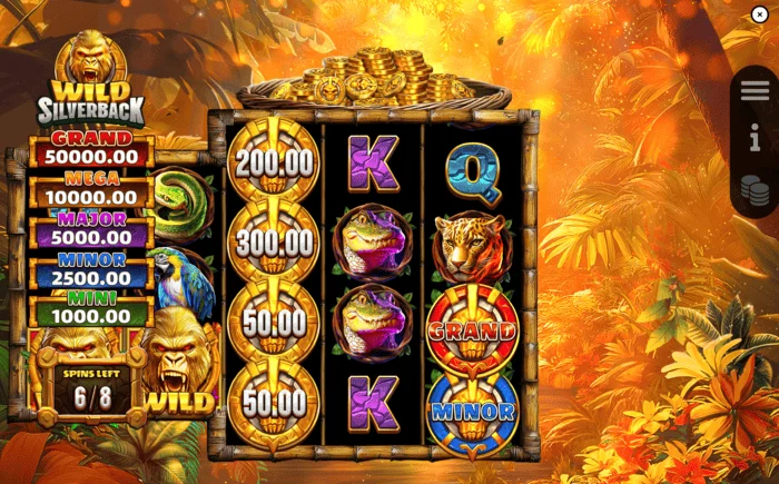 Wild Silverback - Spille skærm under Free Spins